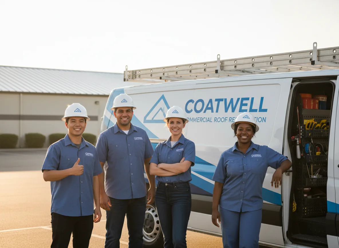 Commercial roof coating company in Mount Erie, IL